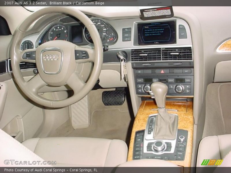 Brilliant Black / Cardamom Beige 2007 Audi A6 3.2 Sedan