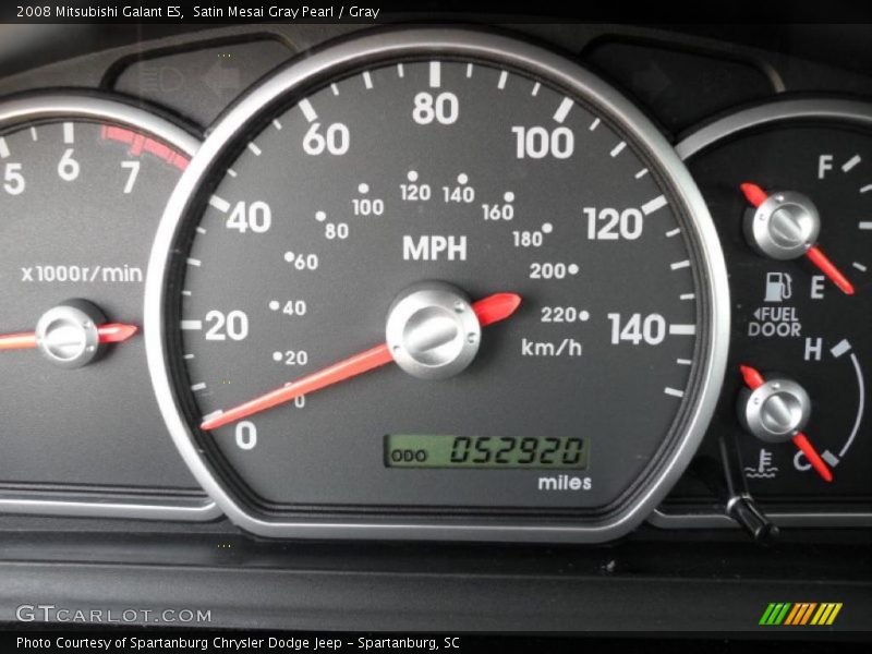 Satin Mesai Gray Pearl / Gray 2008 Mitsubishi Galant ES