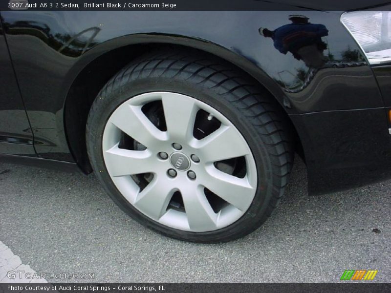 Brilliant Black / Cardamom Beige 2007 Audi A6 3.2 Sedan