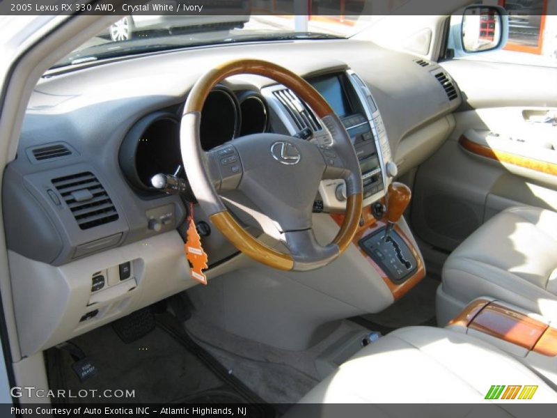 Crystal White / Ivory 2005 Lexus RX 330 AWD