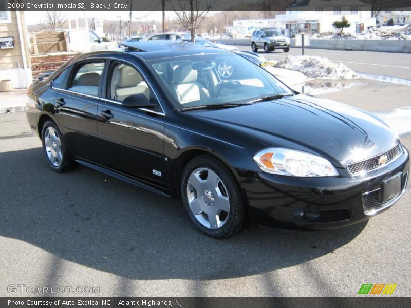 Black / Gray 2009 Chevrolet Impala SS