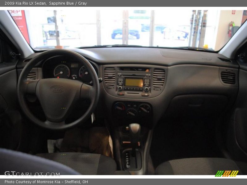 Sapphire Blue / Gray 2009 Kia Rio LX Sedan