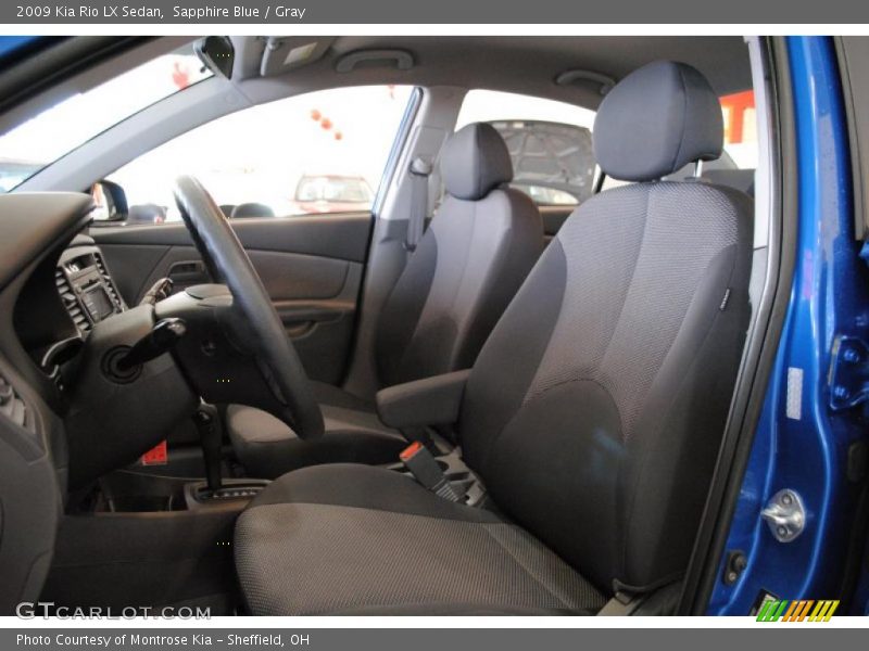 Sapphire Blue / Gray 2009 Kia Rio LX Sedan