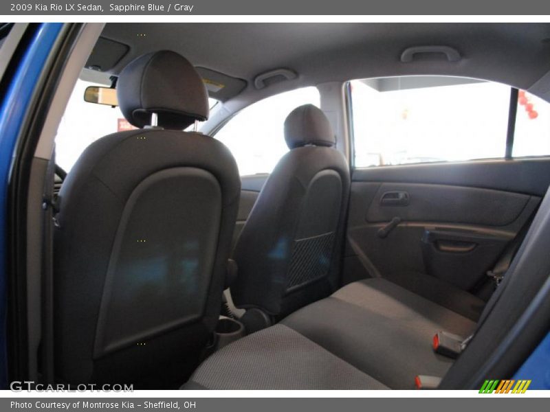 Sapphire Blue / Gray 2009 Kia Rio LX Sedan