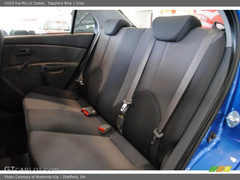 Sapphire Blue / Gray 2009 Kia Rio LX Sedan