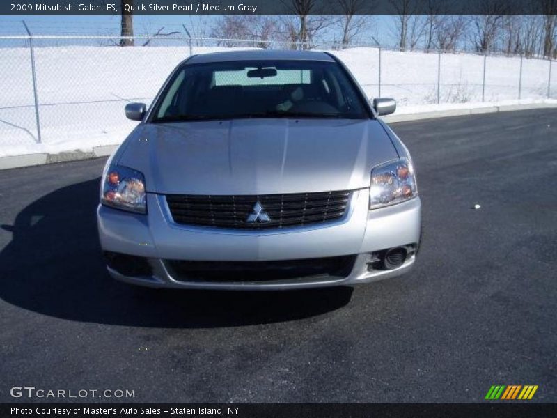 Quick Silver Pearl / Medium Gray 2009 Mitsubishi Galant ES