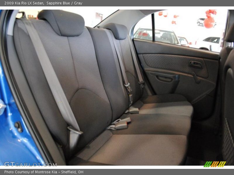 Sapphire Blue / Gray 2009 Kia Rio LX Sedan