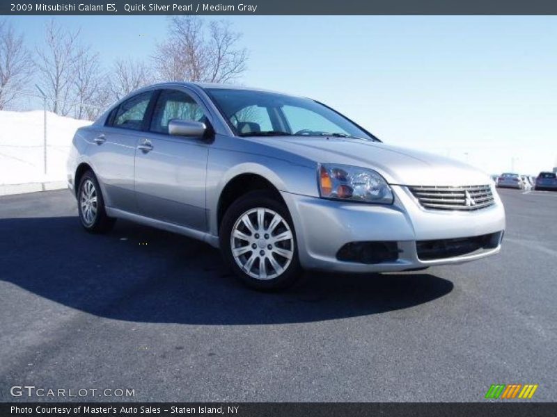 Quick Silver Pearl / Medium Gray 2009 Mitsubishi Galant ES