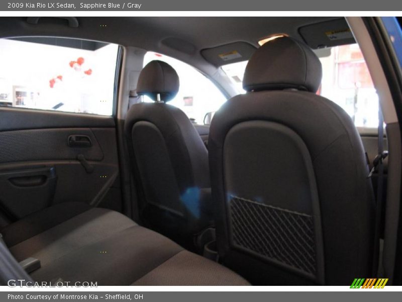 Sapphire Blue / Gray 2009 Kia Rio LX Sedan