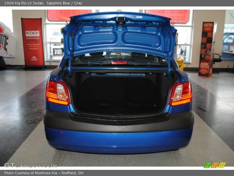 Sapphire Blue / Gray 2009 Kia Rio LX Sedan