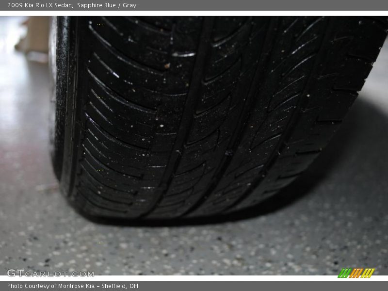Sapphire Blue / Gray 2009 Kia Rio LX Sedan