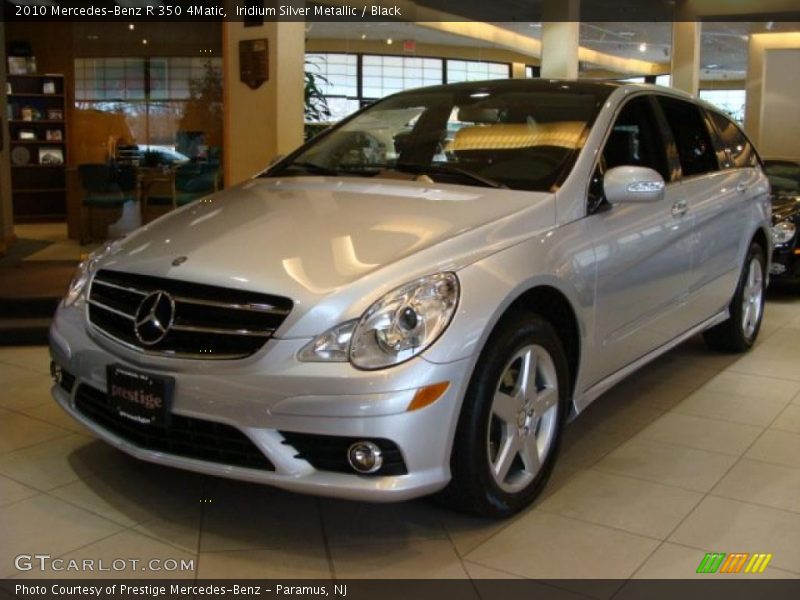 Iridium Silver Metallic / Black 2010 Mercedes-Benz R 350 4Matic