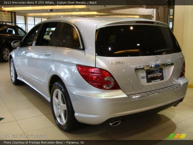 Iridium Silver Metallic / Black 2010 Mercedes-Benz R 350 4Matic