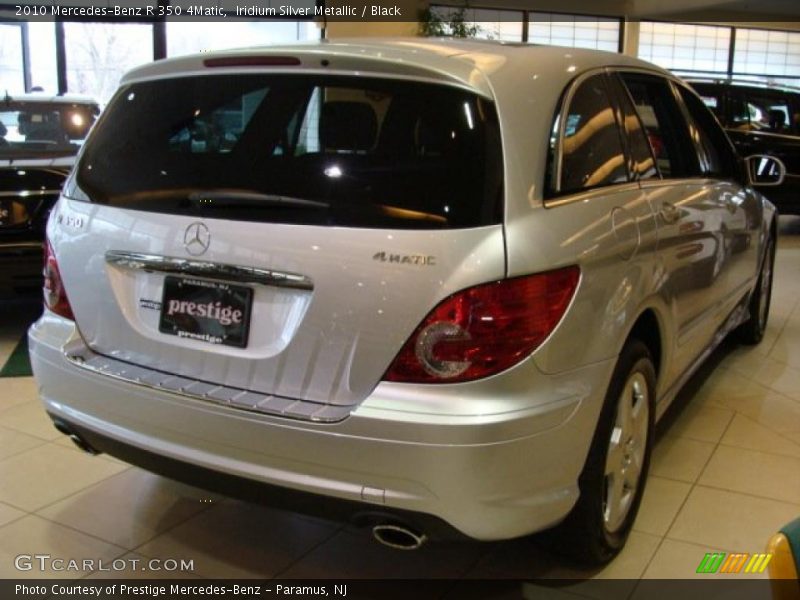 Iridium Silver Metallic / Black 2010 Mercedes-Benz R 350 4Matic