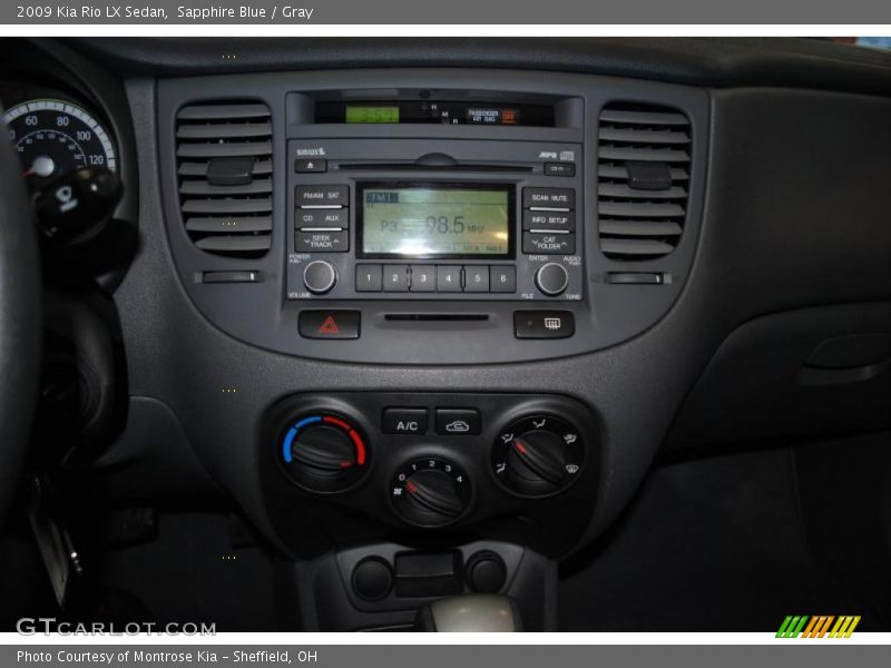 Sapphire Blue / Gray 2009 Kia Rio LX Sedan