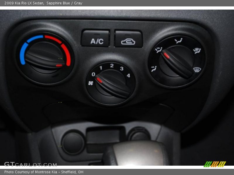 Sapphire Blue / Gray 2009 Kia Rio LX Sedan