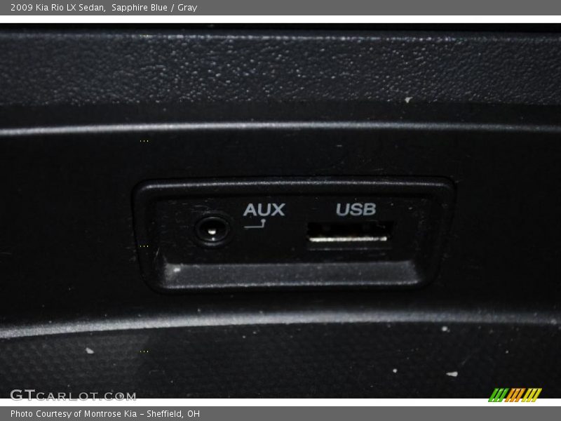 Sapphire Blue / Gray 2009 Kia Rio LX Sedan