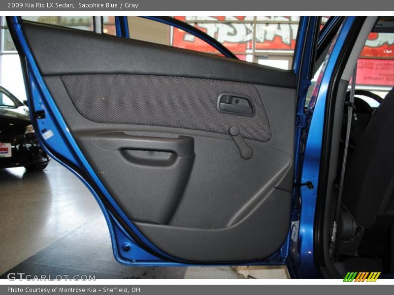 Sapphire Blue / Gray 2009 Kia Rio LX Sedan