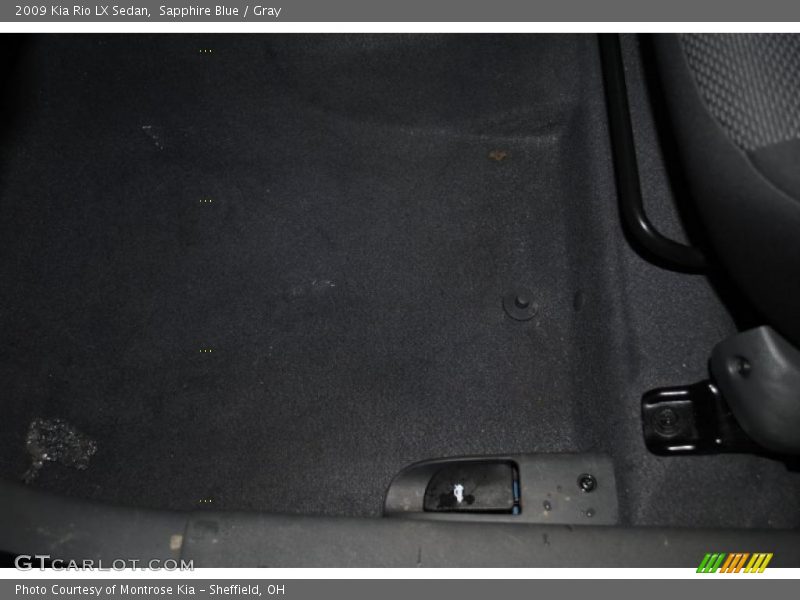 Sapphire Blue / Gray 2009 Kia Rio LX Sedan