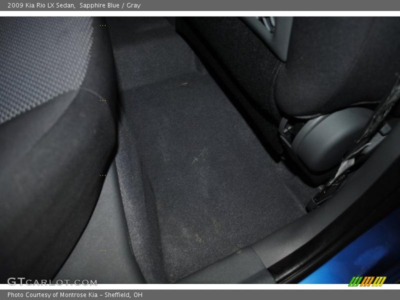 Sapphire Blue / Gray 2009 Kia Rio LX Sedan
