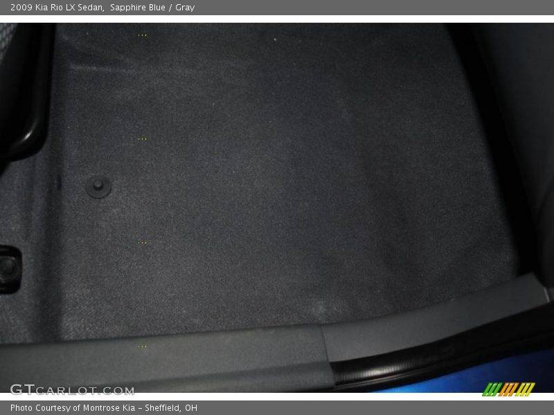 Sapphire Blue / Gray 2009 Kia Rio LX Sedan