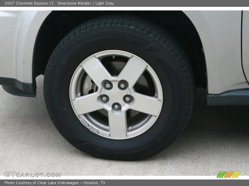 Silverstone Metallic / Light Gray 2007 Chevrolet Equinox LT