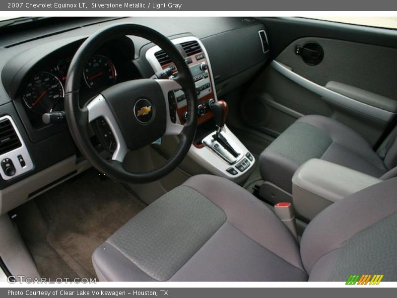 Silverstone Metallic / Light Gray 2007 Chevrolet Equinox LT