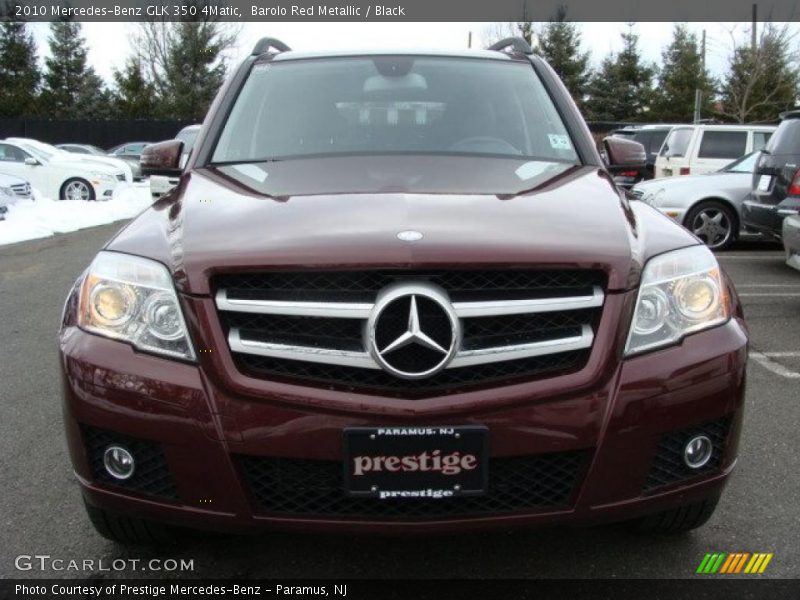 Barolo Red Metallic / Black 2010 Mercedes-Benz GLK 350 4Matic