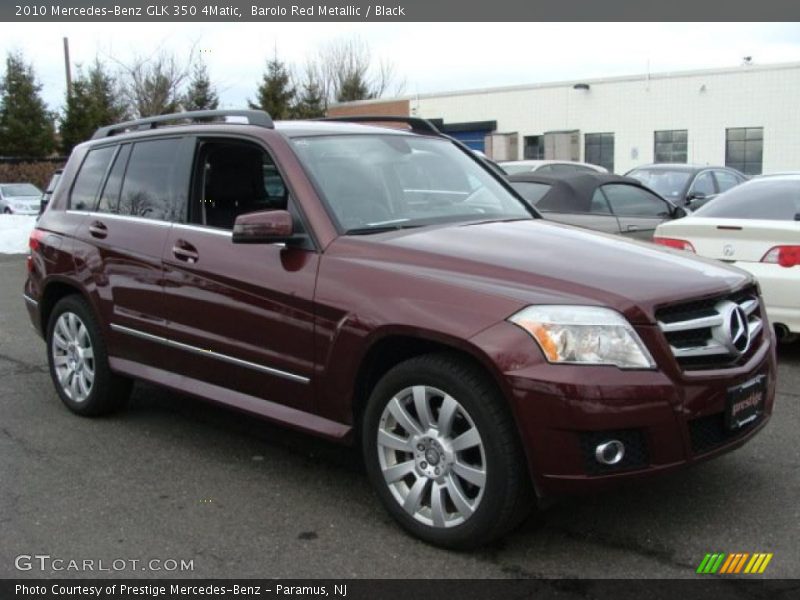 Barolo Red Metallic / Black 2010 Mercedes-Benz GLK 350 4Matic