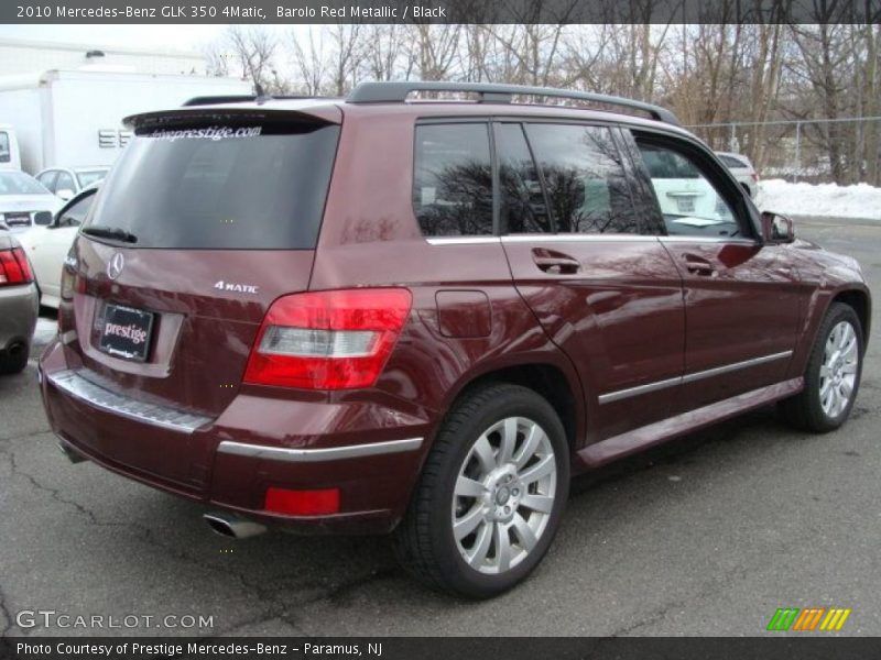 Barolo Red Metallic / Black 2010 Mercedes-Benz GLK 350 4Matic