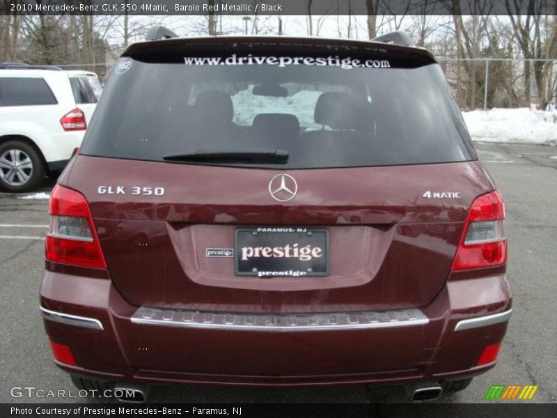 Barolo Red Metallic / Black 2010 Mercedes-Benz GLK 350 4Matic