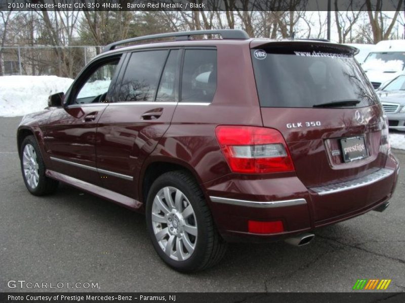 Barolo Red Metallic / Black 2010 Mercedes-Benz GLK 350 4Matic