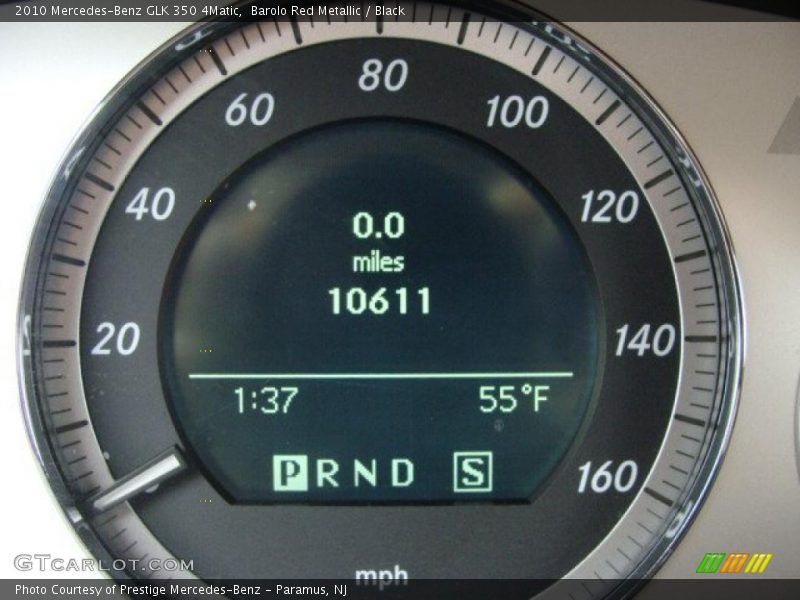 Barolo Red Metallic / Black 2010 Mercedes-Benz GLK 350 4Matic