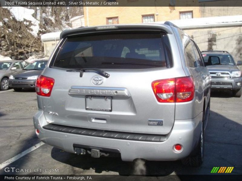 Silver Sky Metallic / Graphite 2008 Toyota Sequoia Limited 4WD