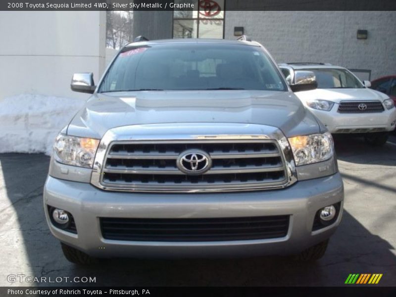 Silver Sky Metallic / Graphite 2008 Toyota Sequoia Limited 4WD