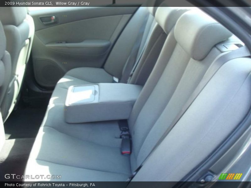 Willow Gray / Gray 2009 Hyundai Sonata GLS
