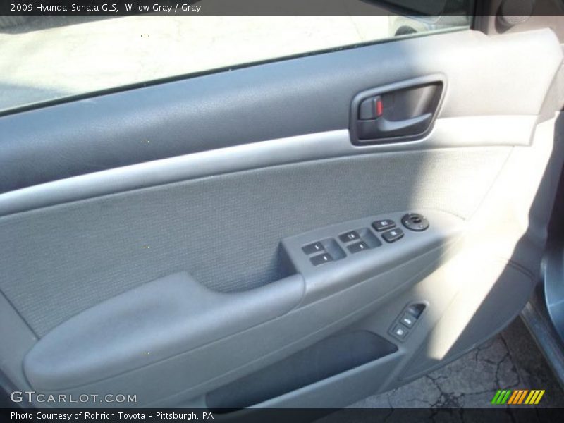 Willow Gray / Gray 2009 Hyundai Sonata GLS