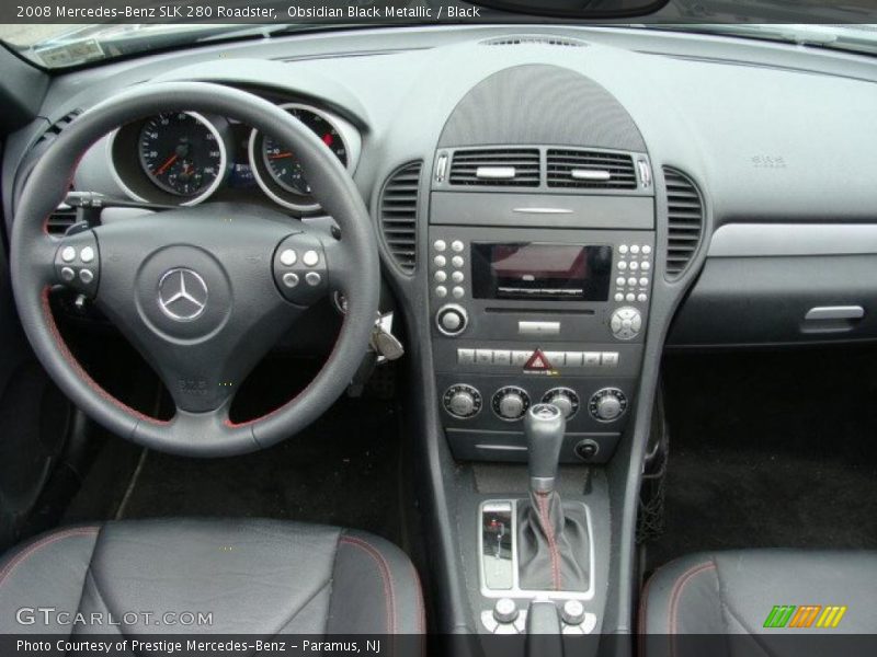 Obsidian Black Metallic / Black 2008 Mercedes-Benz SLK 280 Roadster