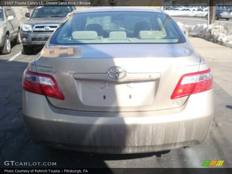 Desert Sand Mica / Bisque 2007 Toyota Camry LE