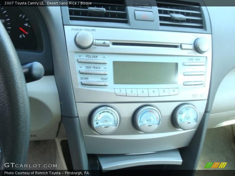 Desert Sand Mica / Bisque 2007 Toyota Camry LE