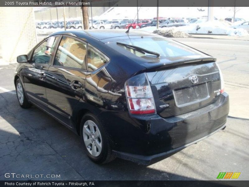 Black / Ivory/Brown 2005 Toyota Prius Hybrid
