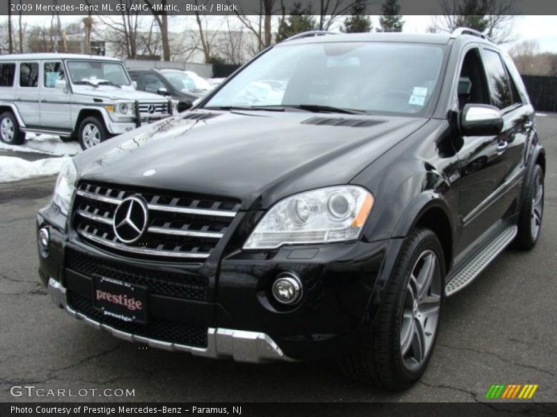 Black / Black 2009 Mercedes-Benz ML 63 AMG 4Matic