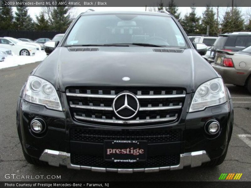 Black / Black 2009 Mercedes-Benz ML 63 AMG 4Matic