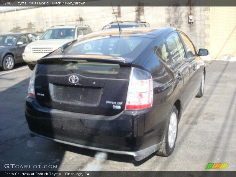 Black / Ivory/Brown 2005 Toyota Prius Hybrid