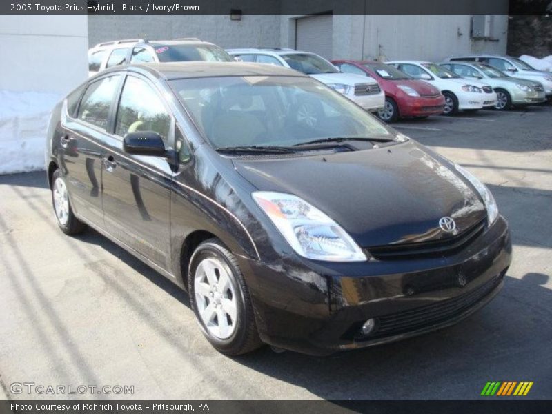 Black / Ivory/Brown 2005 Toyota Prius Hybrid