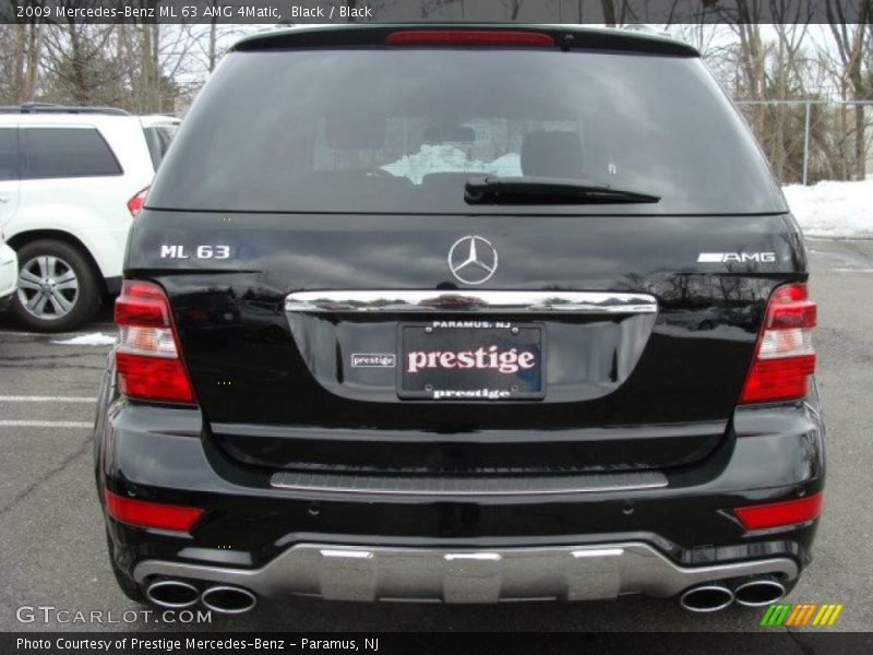 Black / Black 2009 Mercedes-Benz ML 63 AMG 4Matic