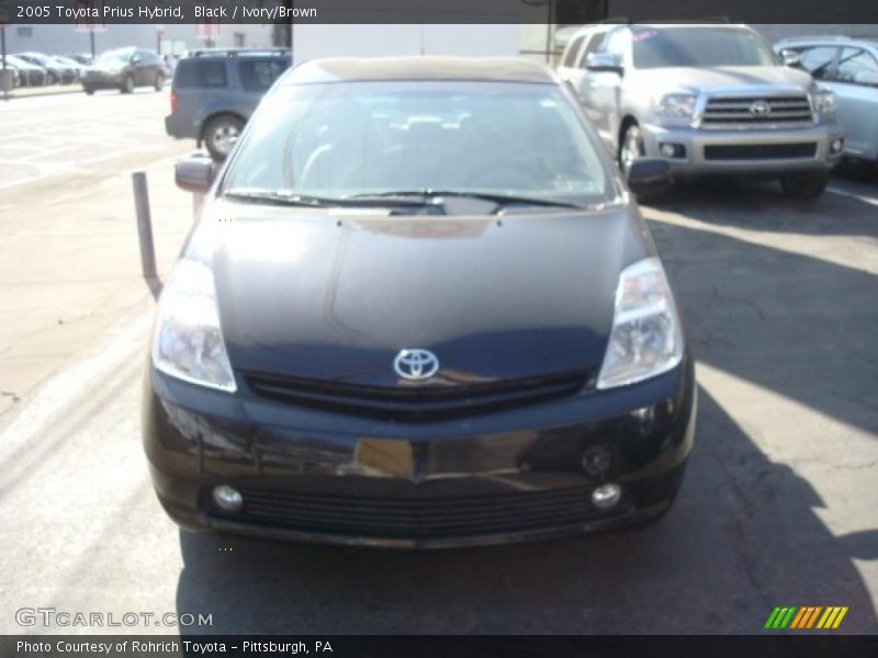 Black / Ivory/Brown 2005 Toyota Prius Hybrid