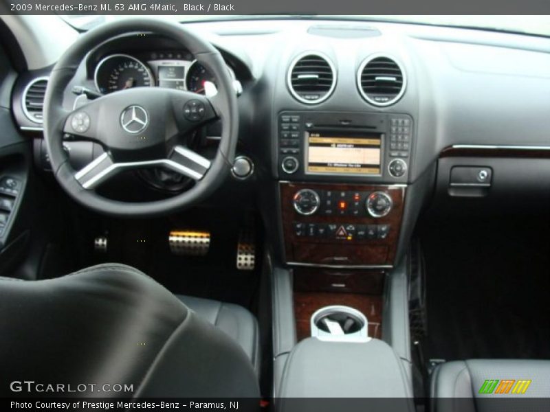 Black / Black 2009 Mercedes-Benz ML 63 AMG 4Matic
