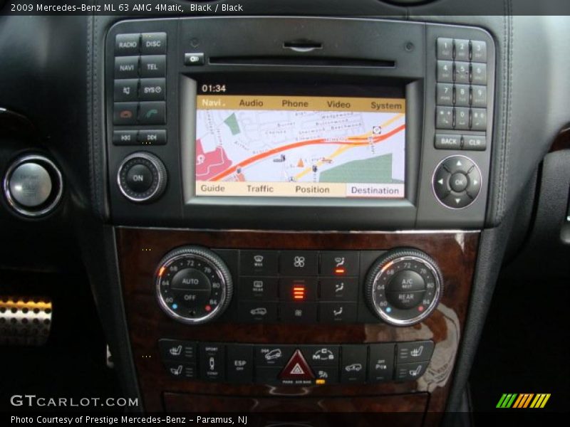 Black / Black 2009 Mercedes-Benz ML 63 AMG 4Matic