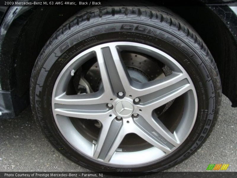 Black / Black 2009 Mercedes-Benz ML 63 AMG 4Matic